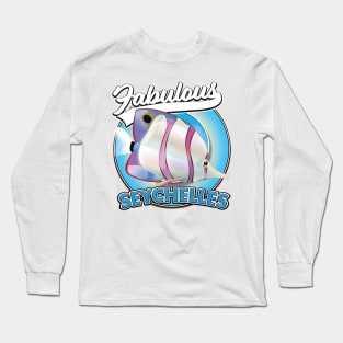 Fabulous Seychelles retro logo Long Sleeve T-Shirt